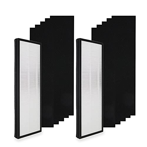 PUREBURG Ersatzfilter-Set, kompatibel mit Toshiba CAF-Z45FR CAF-Z45FR CAF-W36USW Luftreinigern CAF-W36USWDF,2er-Pack von PUREBURG