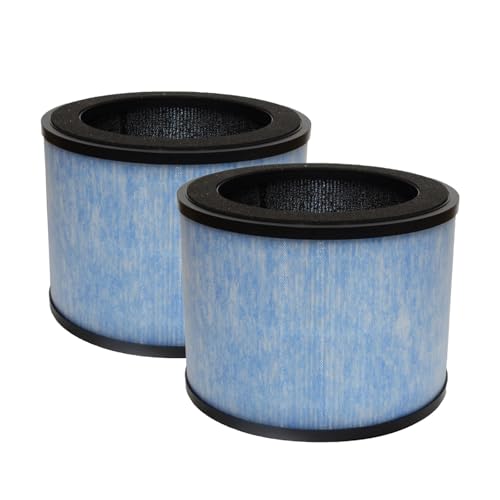 PUREBURG Ersatzfilter kompatibel mit Instant AP200 Luftreiniger (mittlerer Raum), 2er-Pack H13 HEPA 3-Stufen-Filtration Luft reinigt Staub VOCs Geruch von PUREBURG