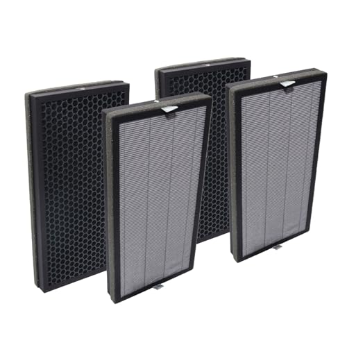 PUREBURG Ersatzfilter kompatibel mit Kärcher AF 30 Luftreiniger 2.863-067.0, 2er-Set (4 Stück) H13 True HEPA 3-Stufen-Filtration von PUREBURG