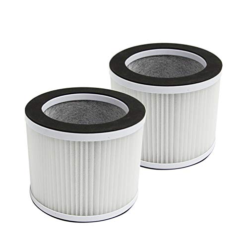 PUREBURG Ersatzfilter kompatibel mit Rigoglioso GL-2109 GL2109 & SimPure P03 Snorda KJ45G-P03 Luftreinigern, 2er-Pack H13 HEPA 3-stufige Filtration Aktivkohle von PUREBURG