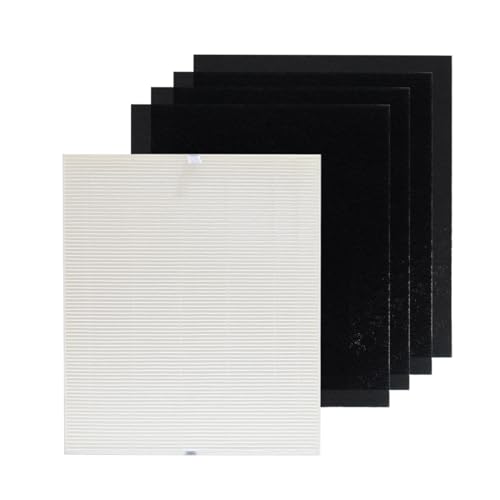 PUREBURG Filter R Echter HEPA-Ersatzfilter kompatibel mit WINIX Zero N (AZNU230-HWE/ AZNU230-HWB) Luftreiniger, Teilenummer # Filter R (1712-0088-00),H13-Aktivkohle, reinigt die Luft und reinigt Staub von PUREBURG