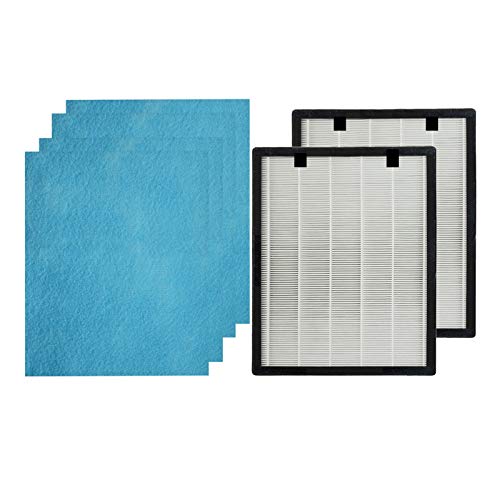 PUREBURG KJ210F Ersatz-HEPA-Filter-Set, kompatibel mit Hosome Luftreiniger KJ210F-142-01, H13 Aktivkohle, 2 Stück von PUREBURG