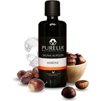 Saunaaufguss Konzentrat Marone 100 ml natürlicher Sauna-aufguss - reine ätherische Öle - Purelia von PURELIA