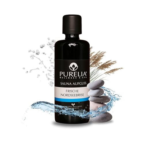 PURELIA Saunaaufguss Konzentrat Nordseebrise 100 ml natürlicher Sauna-aufguss - Reine ätherische Öle von PURELIA