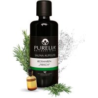 Saunaaufguss Konzentrat Rosmarin frisch 100 ml natürlicher Sauna-aufguss - reine ätherische - Purelia von PURELIA
