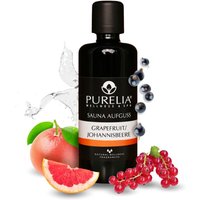Saunaaufguss Konzentrat Grapefruit-Johannisbeere 100 ml natürlicher Sauna-aufguss - reine ät - Purelia von PURELIA