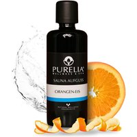 Saunaaufguss Konzentrat Orange-Eis 100 ml natürlicher Sauna-aufguss - reine ätherische Öle - Purelia von PURELIA