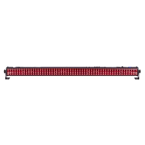 PURElight PixelBar Switch BAT, LED RGB Bar, 224 SMD-LEDs, DMX steuerbar, 16 individuell steuerbare Segmente, Stroboskop, inklusive Montagebügel, Ideal für Bühnen, Clubs, Bars von PURElight by lightmaXX