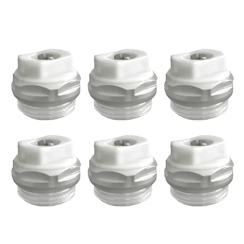 Heizkörper-Luftablassventile, Ersatzventile, 9,5 mm (3/8 Zoll), 6 Stück von PURFUU