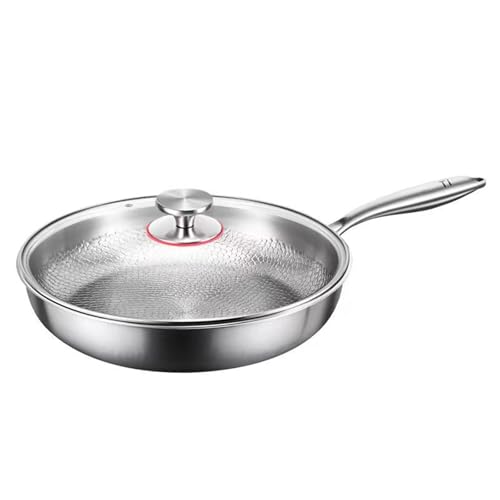 PURFUU Safe Coating Release Metal Frying Pan with Lid for Cooking Even Heat Distribution Suitable All Herdops Oven Safe Multi-purpose Metal Skillets for Frying PURFUU Safe Coating Release Metal Frying Pan with Lid for Cooking Even Heat Distribution Suitable All Herdops Oven Safe Multi-purpose Metal Skillets for Frying von PURFUU