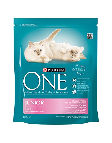 ONE Junior reich an Huhn, 8er Pack (8 x 800 g) von PURINA ONE