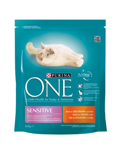 One Sensitive reich an Truthahn 800 g Katzenfutter 2-er Pack von Purina One Sensitive reich an Truthahn 800 g Katzenfutter 2-er Pack von Purina von PURINA ONE