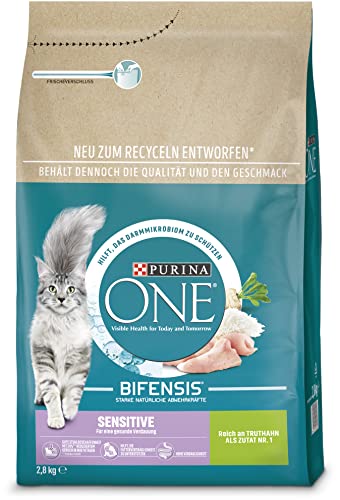 PURINA ONE Sensitive reich an Truthahn Katzentrockenfutter 2,8kg Beutel PURINA ONE Sensitive reich an Truthahn Katzentrockenfutter 2,8kg Beutel von PURINA ONE