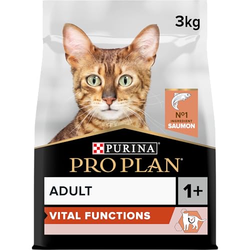 PURINA PRO PLAN | Adult 1+ Vital Functions | Reich an Lachs | Trockenfutter | Katze | 3 kg Beutel PURINA PRO PLAN | Adult 1+ Vital Functions | Reich an Lachs | Trockenfutter | Katze | 3 kg Beutel von PRO PLAN