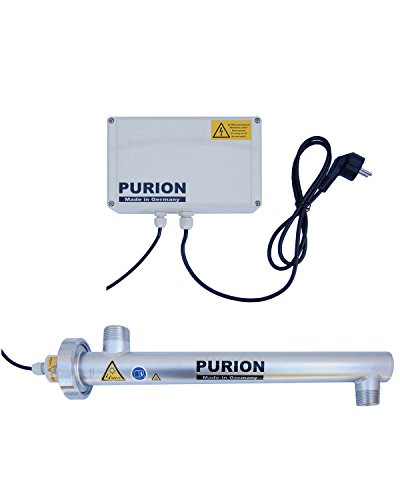 PURION 1000 UV-System Wasserfilter, Desinfektionsmittelsystem, Wasser-Conditioner, 17 W, 1000 l/h von PURION