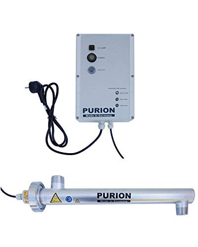 PURION 1000 Wasseraufbereitung mit UV-Anlage für 1.000l/h Einfamilienhaus (PURION 1000 Edelstahl mit Lebensdauerüberwachung) von PURION