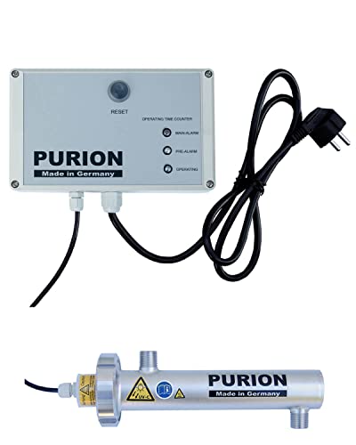 PURION 400 UV-Anlage Keimfreies Trinkwasser mit UV-C-Lampe 10W (PURION 400 110-240V mit Lebensdauerüberwachung) von PURION