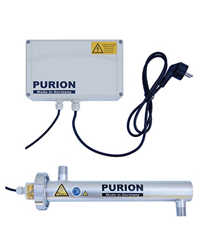 PURION 500 110-240V UV-Anlage Entkeimung Trinkwasser bis 400 l/h mit 10W von PURION