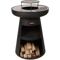 Purline - Runder Grill mit runder Stahlplatte und Rost Purline - Runder Grill mit runder Stahlplatte und Rost von PURLINE