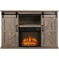 Purline - Rustikales Sideboard mit elektrischem Kamin 2000W von PURLINE