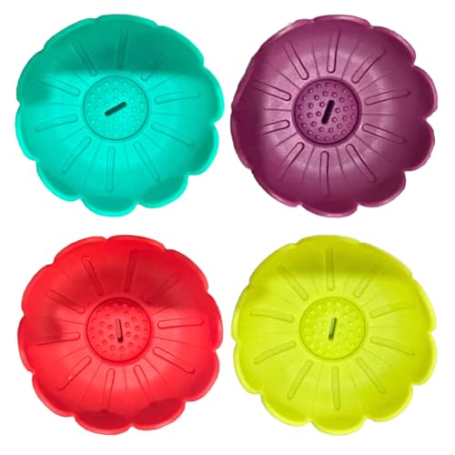 1/4 Stück effiziente Eiscreme-Halter für Kinder, Silikon, auslaufsicheres Design mit saugfähiger Basis, Anti-Tropf-Eiscreme-Ständer von PURPLELILY