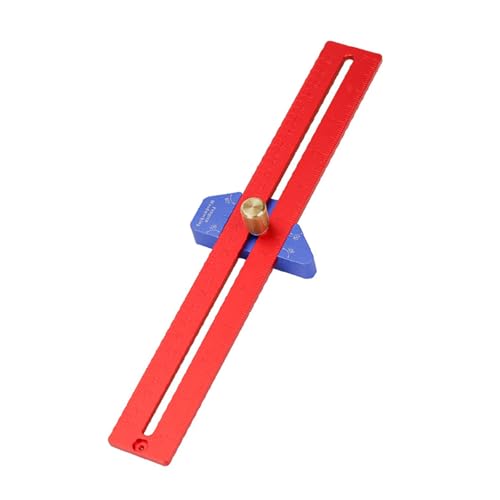 Anreißnadel für Holzbearbeitungswinkel, verstellbar, T-Typ, Anreißlinie, Lineal, multifunktionales Markierungslehre, Aluminium-Messwerkzeug, pädagogisches Holzbearbeitungsinstrument Anreißnadel für Holzbearbeitungswinkel, verstellbar, T-Typ, Anreißlinie, Lineal, multifunktionales Markierungslehre, Aluminium-Messwerkzeug, pädagogisches Holzbearbeitungsinstrument von PURPLELILY