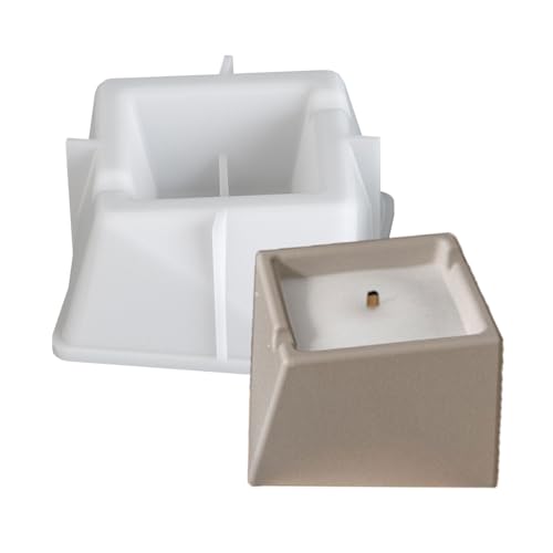 Facettierte quadratische Silikonform für Pflanzgefäße und Teelichter, spülmaschinenfeste Silikonformen Facettierte quadratische Silikonform für Pflanzgefäße und Teelichter, spülmaschinenfeste Silikonformen von PURPLELILY