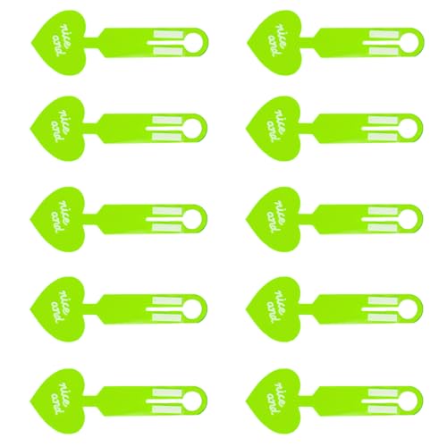 Gepäck-Etiketten, auffällig, fluoreszierend, Herzform, Reisen, für Taschen, Identifikation, Name, 10 Stück Gepäck-Etiketten, auffällig, fluoreszierend, Herzform, Reisen, für Taschen, Identifikation, Name, 10 Stück von PURPLELILY