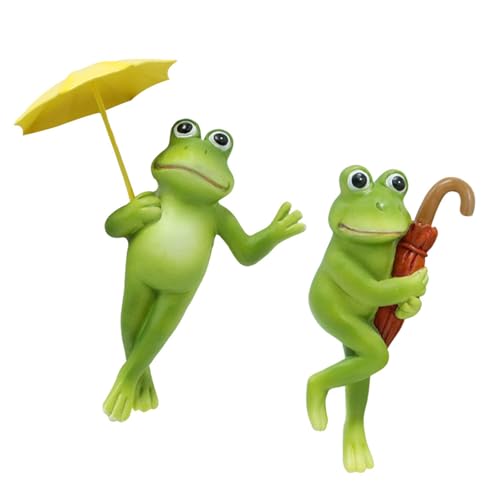 PURPLELILY 2 Stück Frösche Pflanzgefäß Töpfe Aufhänger Terrarium Blumenhänger Ornamente Tier hängende Garten Harz Gartenskulpturen PURPLELILY 2 Stück Frösche Pflanzgefäß Töpfe Aufhänger Terrarium Blumenhänger Ornamente Tier hängende Garten Harz Gartenskulpturen von PURPLELILY