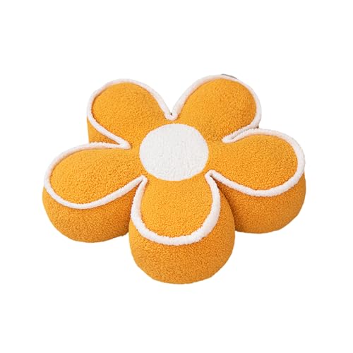 PURPLELILY Mehrzweck-Plüschkissen mit Blumenmotiv für mehr Komfort und Ästhetik in jedem Raum. Stoffblume von PURPLELILY
