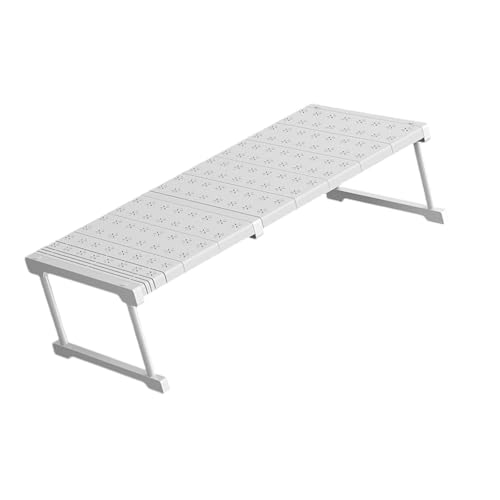 PURPLELILY Praktisches Schrank-Organisationsregal, erweiterbares Aufbewahrungsregal für Küche oder Badezimmer, verstellbarer Kleiderschrank-Trennwand, erweiterbarer Kleiderschrank-Organizer von PURPLELILY