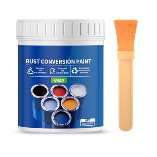 PURPLELILY Rost-Konverterfarbe für Metalle, 300 g, Wasserbasis, Rost-Konverter, einfach anzuwenden, für Industrie und Haushalt, langlebiger Metallschutz PURPLELILY Rost-Konverterfarbe für Metalle, 300 g, Wasserbasis, Rost-Konverter, einfach anzuwenden, für Industrie und Haushalt, langlebiger Metallschutz von PURPLELILY