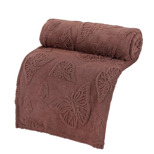 Plüsch-Überwurf, Mikrofaser-Decke, Bettdecken, vielseitige Verwendung für Couch oder Bett, Bettdecke, Fleece, pflegeleicht, Mikrofaser-Polyester-Bezug von PURPLELILY