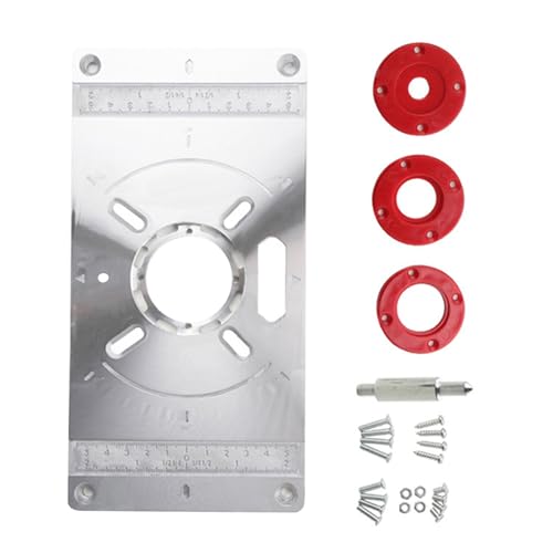 Präzise Holzbearbeitung Frästisch Einsatzplatte mit Aluminiumkonstruktion zur Verbesserung der Holzfräs- und Trimmgenauigkeit, elektrischer Frästisch von PURPLELILY