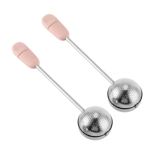 Set mit 2 Teesieb zum Aufbrühen praktischer Teesieb mit drehbarem Service-Teesieb für Tee und Mix-Form-Diffusoren Set mit 2 Teesieb zum Aufbrühen praktischer Teesieb mit drehbarem Service-Teesieb für Tee und Mix-Form-Diffusoren von PURPLELILY