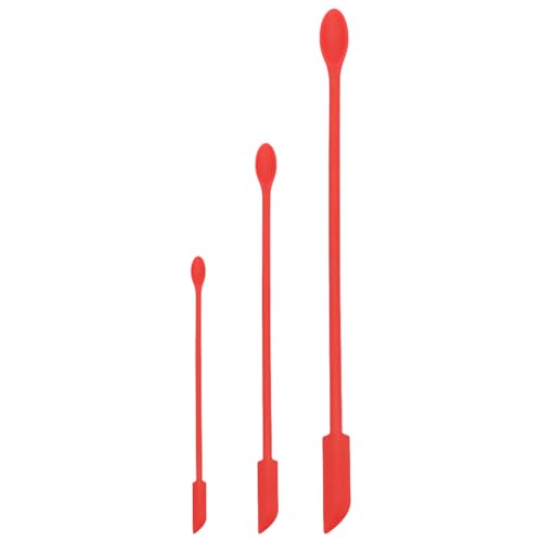 Set mit 3 spülmaschinenfesten Silikon-Rührstäbchen für Epoxid- und Flüssigkeitsmischung, Lebensmittelqualität, Mischwerkzeug für Mehrzweck-Silikon-Spatel-Set Set mit 3 spülmaschinenfesten Silikon-Rührstäbchen für Epoxid- und Flüssigkeitsmischung, Lebensmittelqualität, Mischwerkzeug für Mehrzweck-Silikon-Spatel-Set von PURPLELILY
