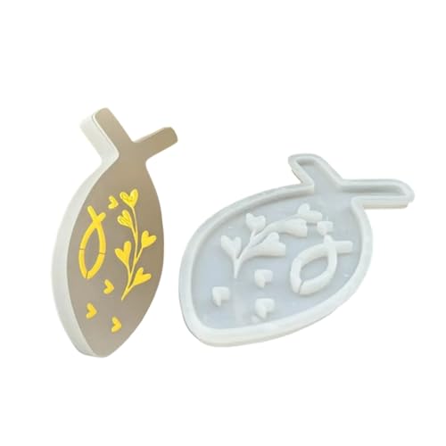 Silikonform mit ausgehöhlten Fischen, Meerestiere, Teelichtformen für Epoxidharz, Fische Silikonform mit ausgehöhlten Fischen, Meerestiere, Teelichtformen für Epoxidharz, Fische von PURPLELILY