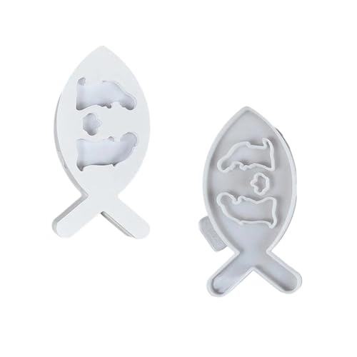 Silikonform mit ausgehöhlten Fischformen für Teelichthalter, Gipsdekoration, Epoxidharz, Silikonformen, Heimdekoration, Form Silikonform mit ausgehöhlten Fischformen für Teelichthalter, Gipsdekoration, Epoxidharz, Silikonformen, Heimdekoration, Form von PURPLELILY