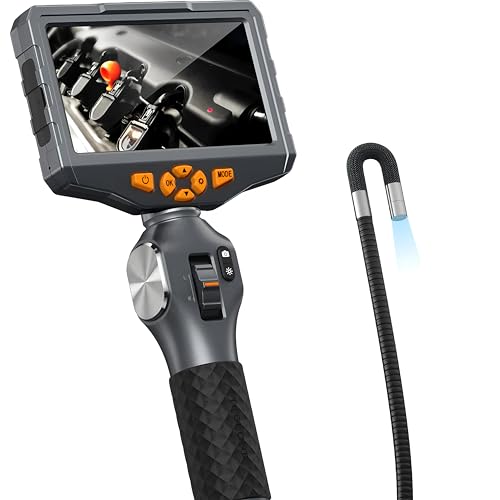 Endoskope Endoskope TD500 Inspect Kamera Dual Objektiv 6.2MM Articulating Endoskop 1080P 5 Zoll IPS Two Way 360° Lenkung Endoskop Video Inspektionskamera mit WIFI Endoskope Endoskope TD500 Inspect Kamera Dual Objektiv 6.2MM Articulating Endoskop 1080P 5 Zoll IPS Two Way 360° Lenkung Endoskop Video Inspektionskamera mit WIFI von PUSILIN