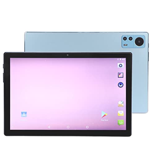 10,1 Zoll Tablet PC, USB C Telefonie Tablet, 8G RAM 256G ROM, Octa Core Tablets, 1080P IPS HD Touchscreen, 20 MP Kamera, 2,4G/5G WLAN, 6000mAh Akku, Android 11, Blau von PUSOKEI