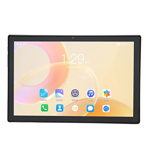 PUSOKEI 10-Zoll-Tablet, 6 GB RAM, 256 GB ROM, Octa-Core-CPU, 10-Zoll-IPS-Bildschirm, 7000-mAh-Akku, Dual-SIM, 5G-WLAN, Dual-Lautsprecher, Nachtlesemodus (Weiß) von PUSOKEI