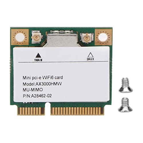 PUSOKEI 3000 Mbit/s High Speed Wireless WLAN Karte, 802.11ax/ac Dualband Netzwerkkartenadapter mit MU MIMO und OFDMA, für 10, für von PUSOKEI