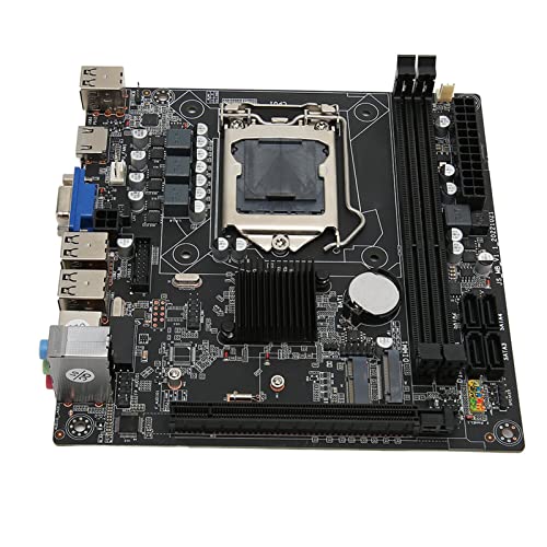 Computer-Motherboard, ATX-Motherboard, LGA1155-CPU, Dual-Channel-DDR3, VGA/HD-Schnittstelle, 4 SATA2.0, 12 USB2.0, PCIE 16X, M.2-Slot, DEBUG-Pin, 100M-Netzwerkkarte von PUSOKEI