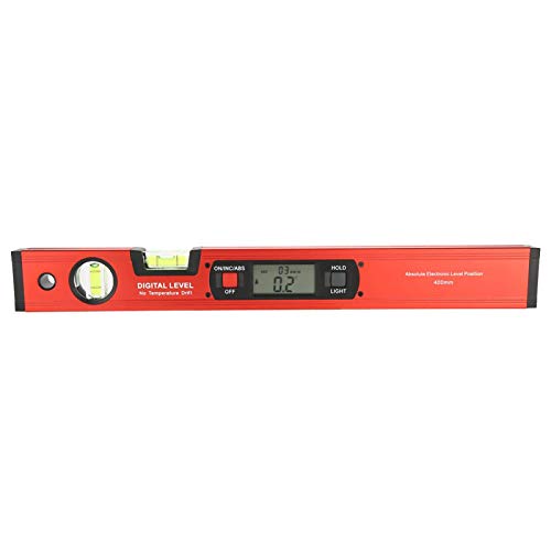 Digitalwinkel Finder Protraktor Lineal, Stufe 4 x 90 ° Winkel Finder Messgerät, LCD Display Neigungsmesser Regelmesswerkzeug für Carpenter Woodworking Home Dekoration von PUSOKEI