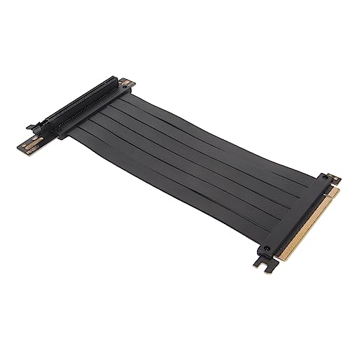 PUSOKEI Hochgeschwindigkeits PCIe 3.0 Verlängerungskabel, PCIe 3.0 X16 CPU Riser Kabel, Kompatibel mit Grafikkarten derRTX Serie, Radeon Serie, Flexibles Design für Einfache Installation von PUSOKEI