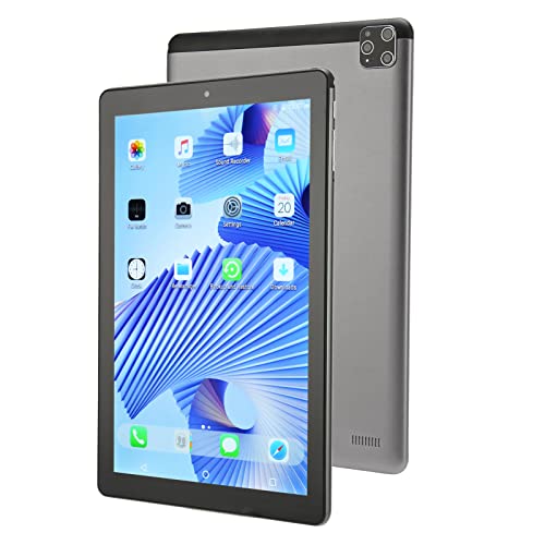 PUSOKEI 10,1 Zoll HD Display, Octa Core CPU, 4 GB RAM, 64 GB ROM, 5000 mAh Akku, Dual SIM Dual Standby, für10 Tablet mit WLAN, BT, FM, OTG (EU-Stecker) von PUSOKEI