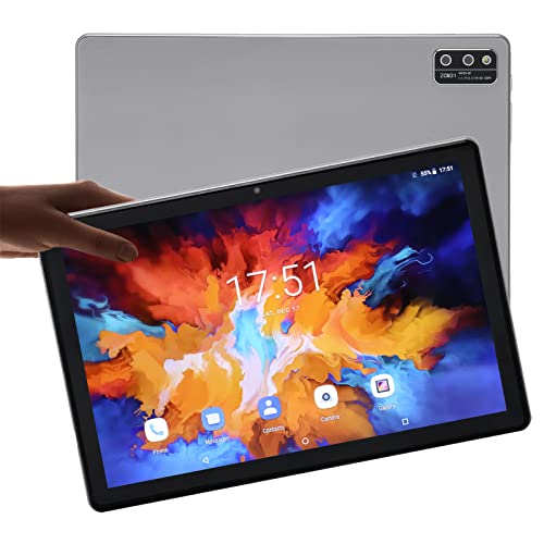 PUSOKEI 10,1 Zoll Smart Tablet, 4G LTE Unterstützung, 8 GB RAM, 128 GB ROM, IPS HD Touchscreen, BT 5.0, GPS, Großer Akku, Octa Core Prozessor, für11.0 (EU-Stecker) von PUSOKEI