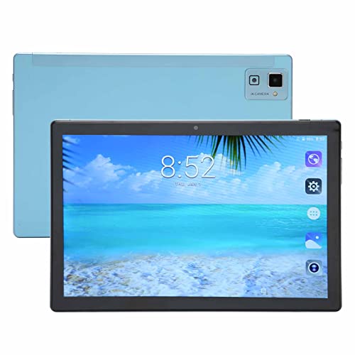 PUSOKEI 10,1 Zoll Tablet, Android10 Tablet,Tablet, Octa Core CPU, 6GB RAM, 128GB ROM, 1080P FHD Display, 8MP+16MP Kamera, BT5.0, 5G WiFi, 4G LTE Netzwerk, 5000MAh Akku (Blau) von PUSOKEI