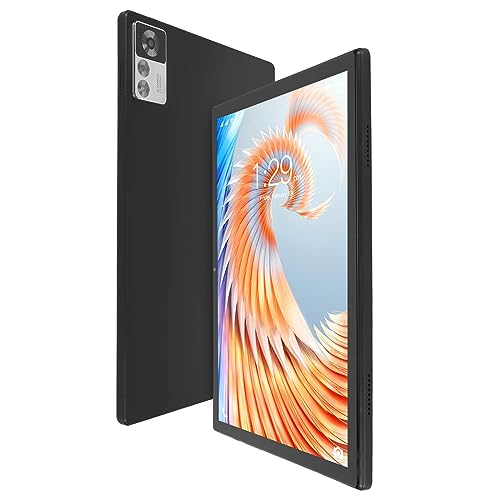 PUSOKEI 10,1 Zoll Tablet Quad Core 32 GB IPS HD Display 5000 MAh Dual SIM 8 Core Prozessor 5G WiFi 7000 MAh Akku 4G Entsperrt, für12 (EU-Stecker) von PUSOKEI