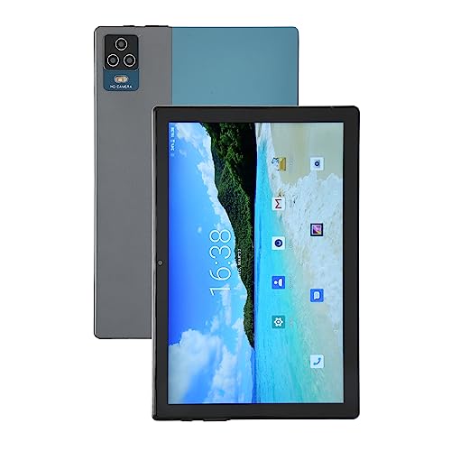 PUSOKEI 10,1 Zoll Tablet für12 mit 4G Anrufen, 8 GB 256 GB Octa Core, Dual SIM Dual Standby, BT Tastatur, FHD Großbildschirm, 7000 mAh Akku (EU-Stecker) von PUSOKEI